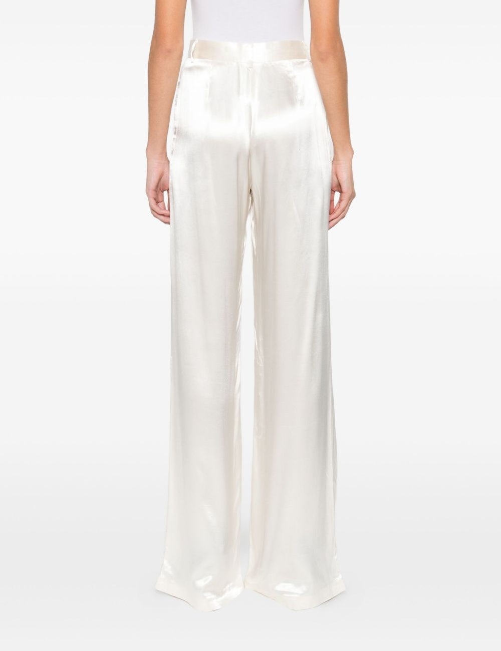 Pantaloni con pieghe in bianco The andamane - donna 