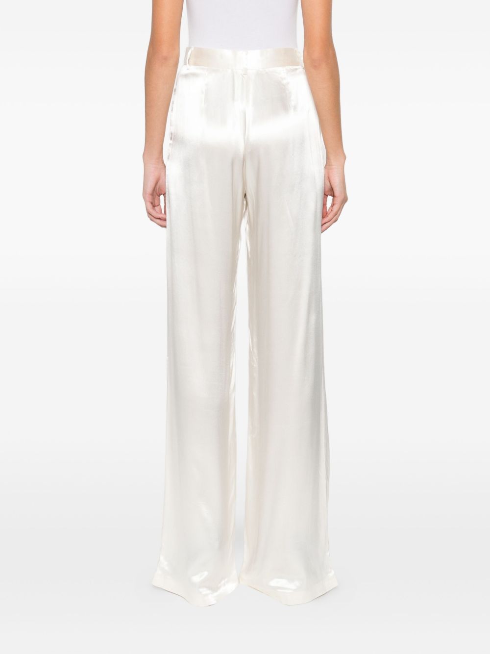 Pantaloni con pieghe in bianco The andamane - donna 
