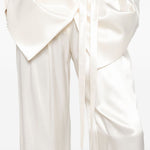Pantaloni con pieghe in bianco The andamane - donna 