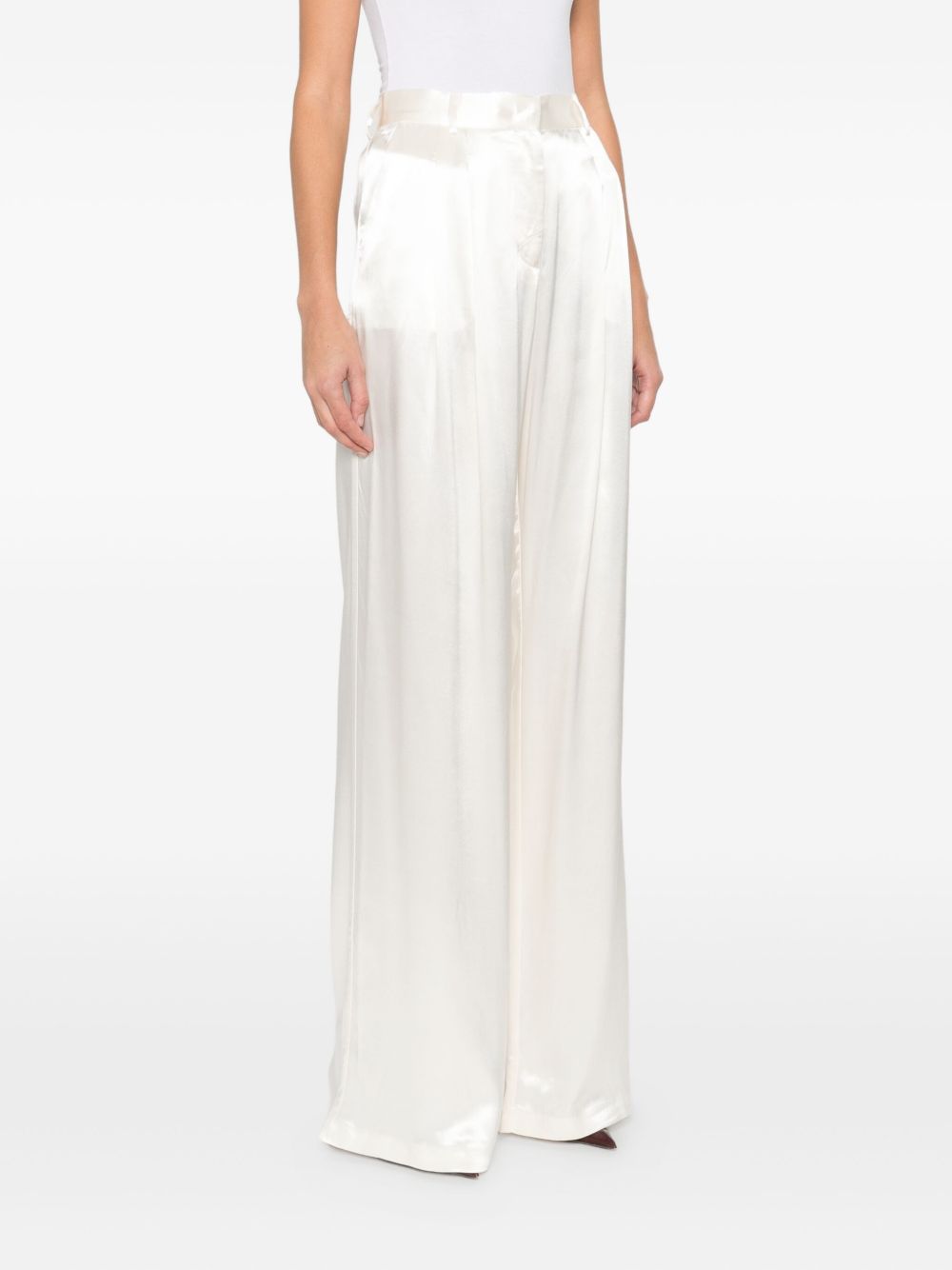 Pantaloni con pieghe in bianco The andamane - donna 