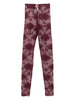 Leggings in pizzo floreale in rosso The andamane - donna