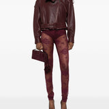 Leggings in pizzo floreale in rosso The andamane - donna 