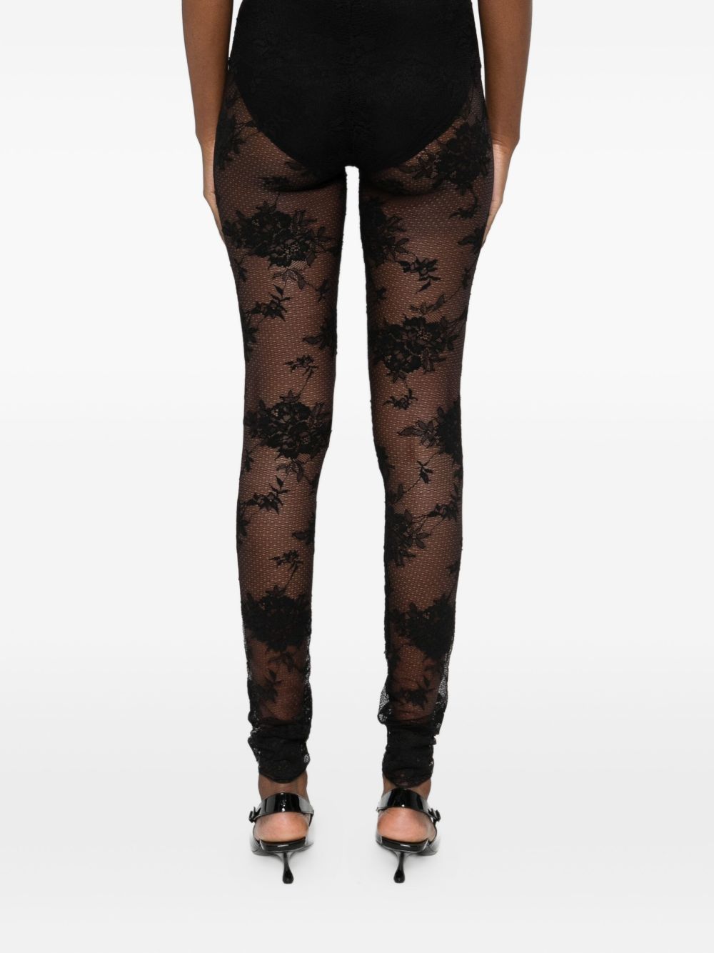 Leggings in pizzo in neroThe andamane - donna 