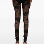 Leggings in pizzo in neroThe andamane - donna 