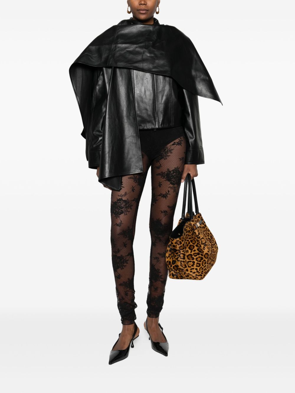 Leggings in pizzo in neroThe andamane - donna 