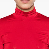 Body a collo alto ziggy in rosso The andamane - donna 