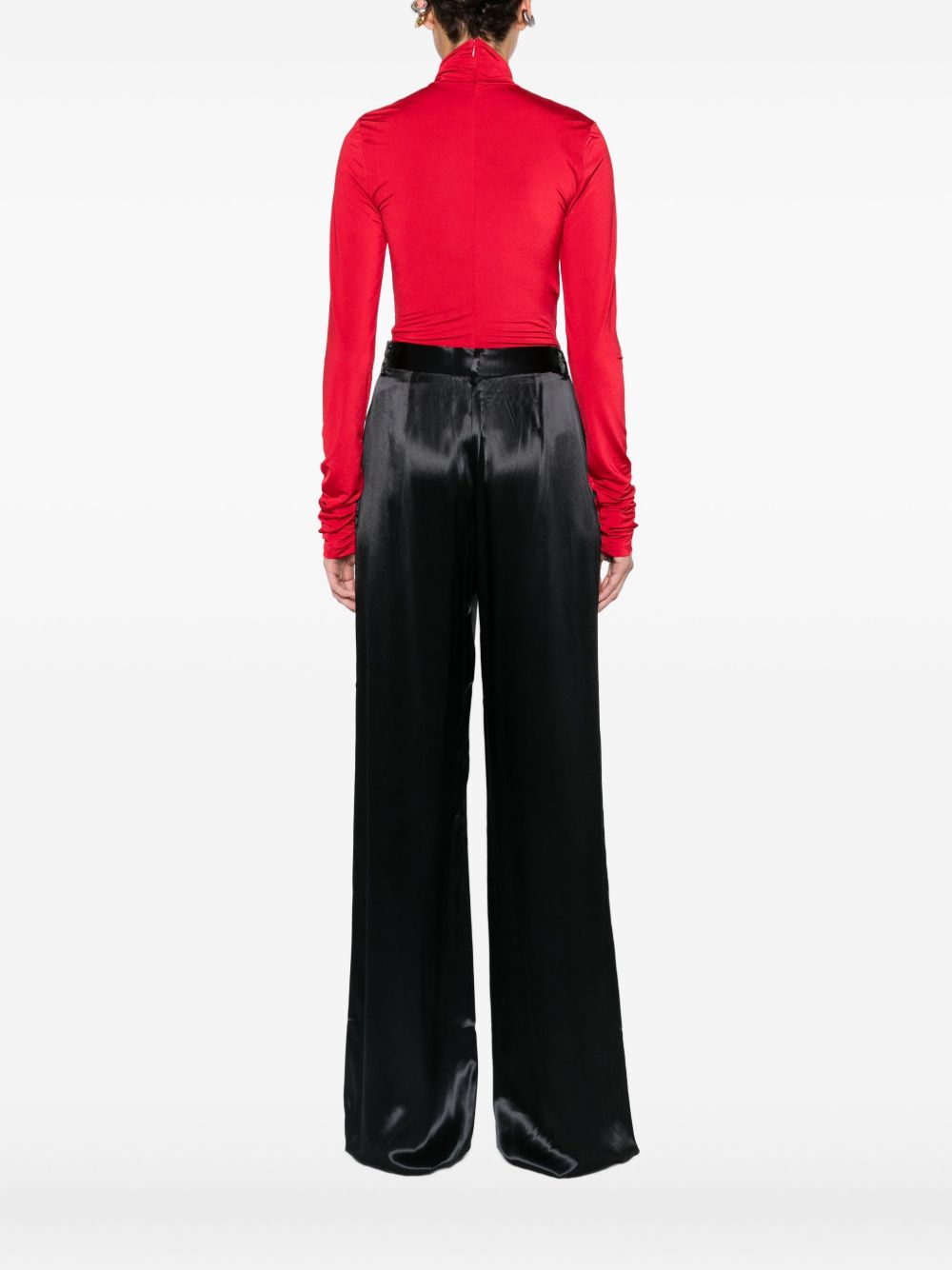 Body a collo alto ziggy in rosso The andamane - donna 