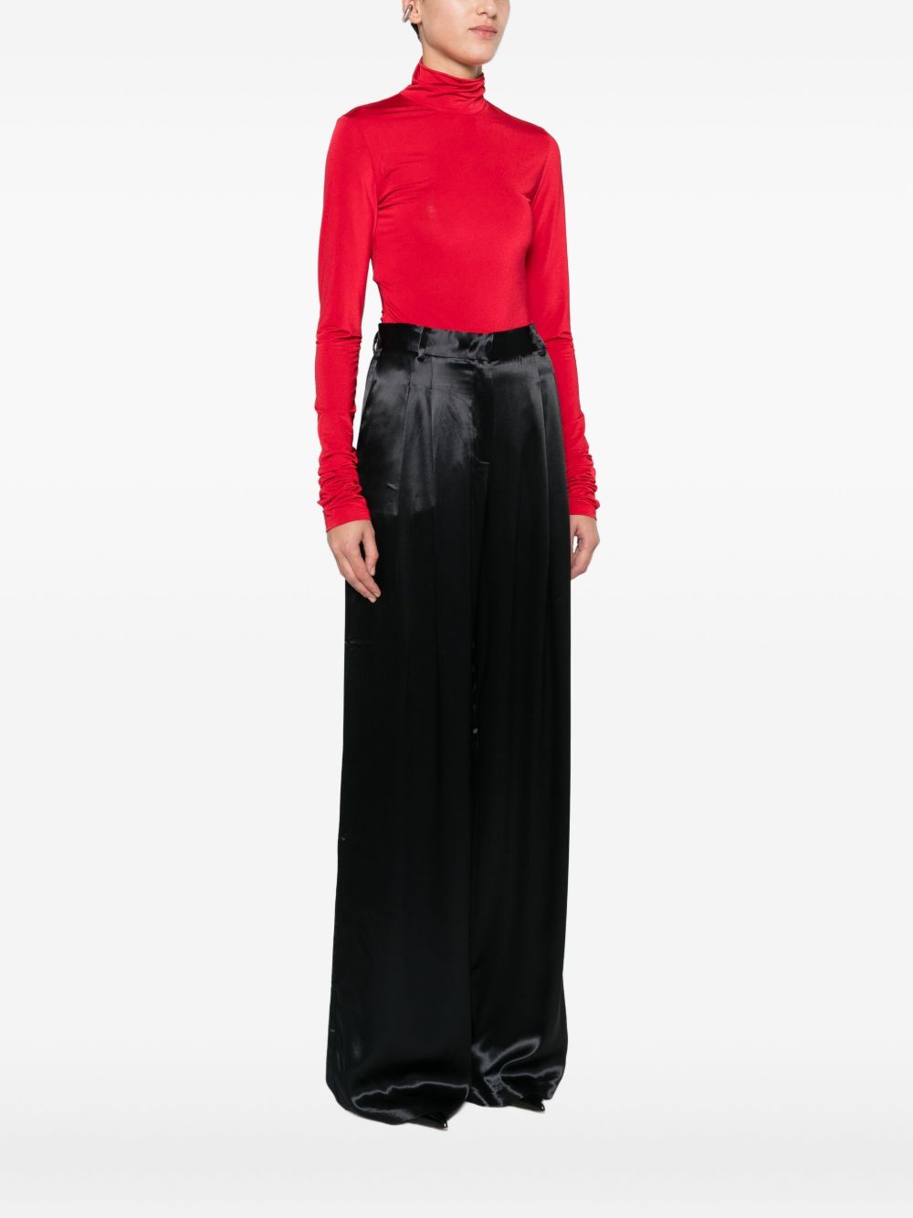 Body a collo alto ziggy in rosso The andamane - donna 
