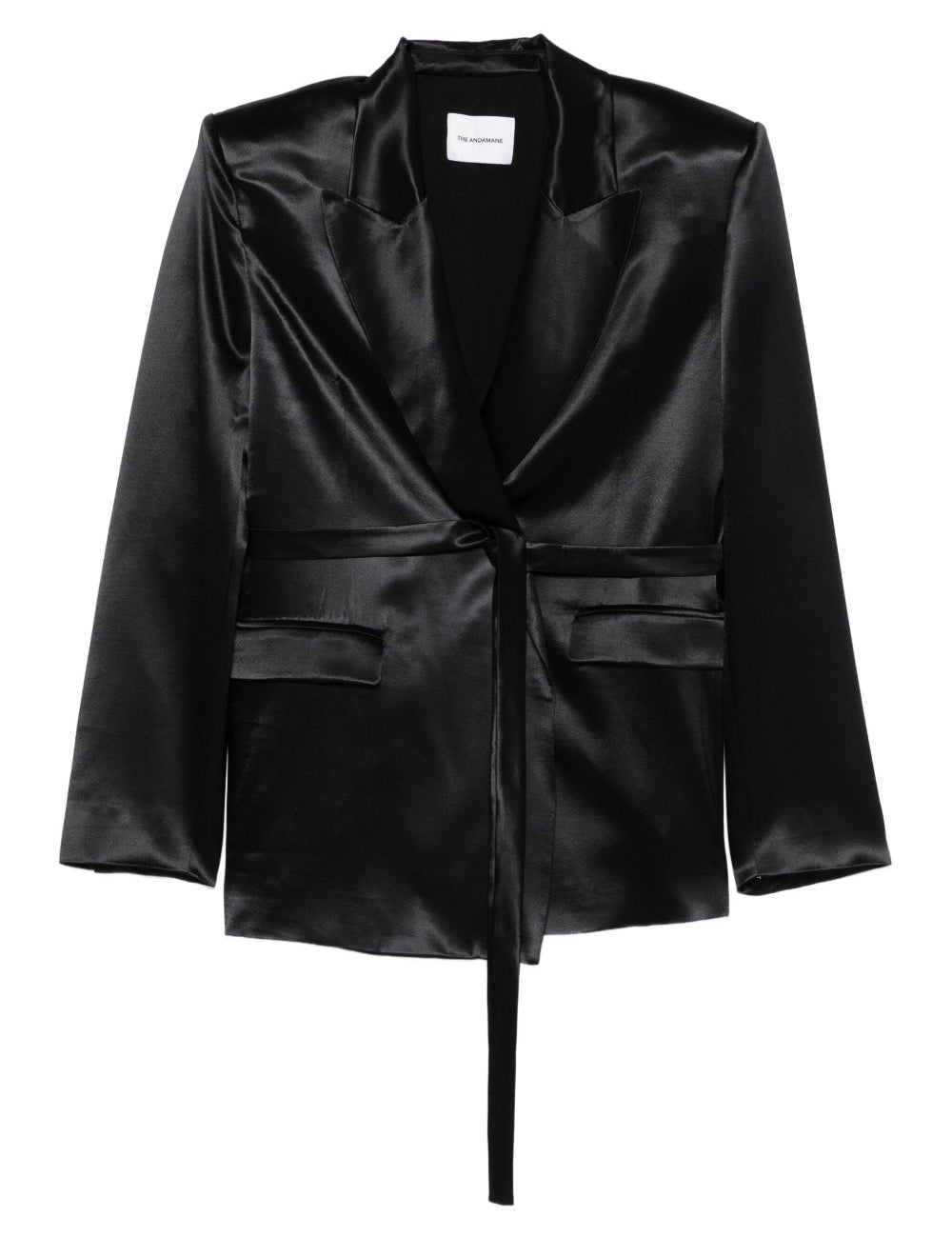 Giacca con cintura in vita in nero The andamane - donna 