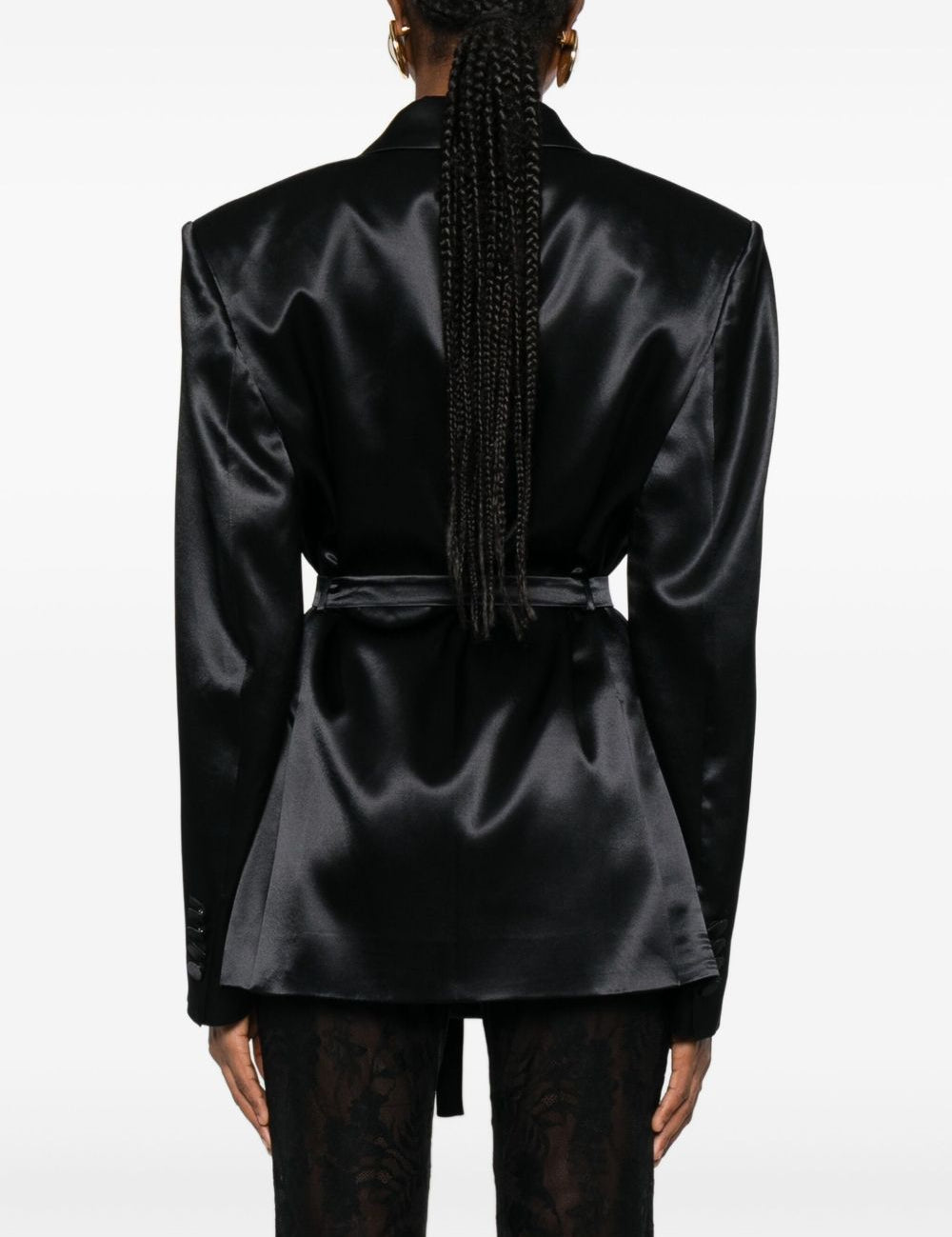 Giacca con cintura in vita in nero The andamane - donna 