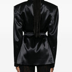 Giacca con cintura in vita in nero The andamane - donna 