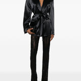 Giacca con cintura in vita in nero The andamane - donna 