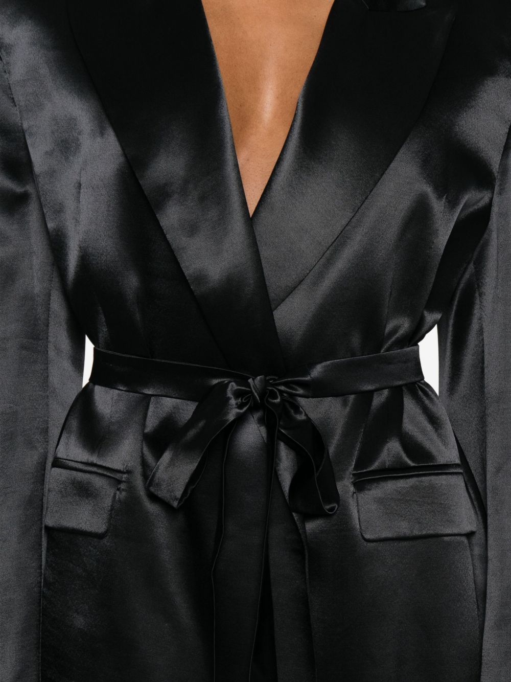 Giacca con cintura in vita in nero The andamane - donna 