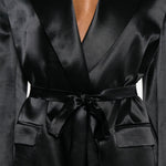 Giacca con cintura in vita in nero The andamane - donna 
