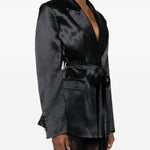 Giacca con cintura in vita in nero The andamane - donna 
