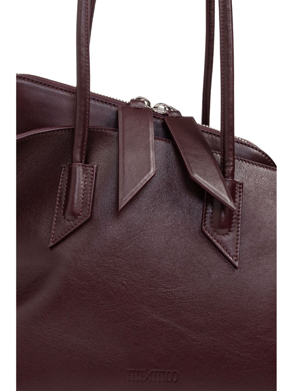 Borsa la passeggiata medium in viola The Attico - donna<BR/> 