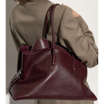 Borsa la passeggiata medium in viola The Attico - donna<BR/> 