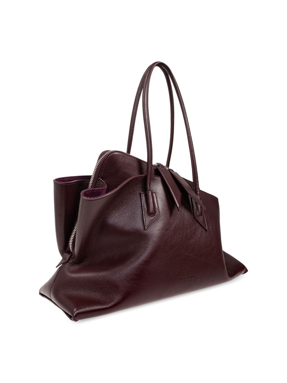 Borsa la passeggiata medium in viola The Attico - donna<BR/> 