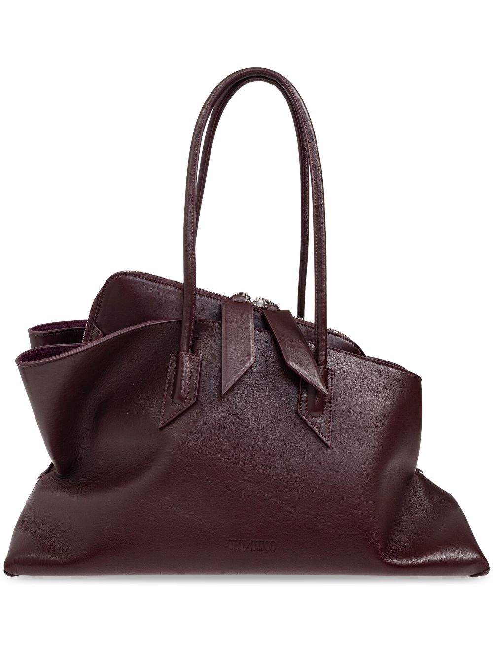 Borsa la passeggiata medium in viola The Attico - donna<BR/> 