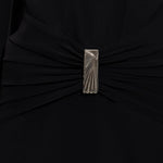 Abito mini con dettaglio con ruches in nero The attico - donna 