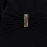 Abito mini con dettaglio con ruches in nero The attico - donna 