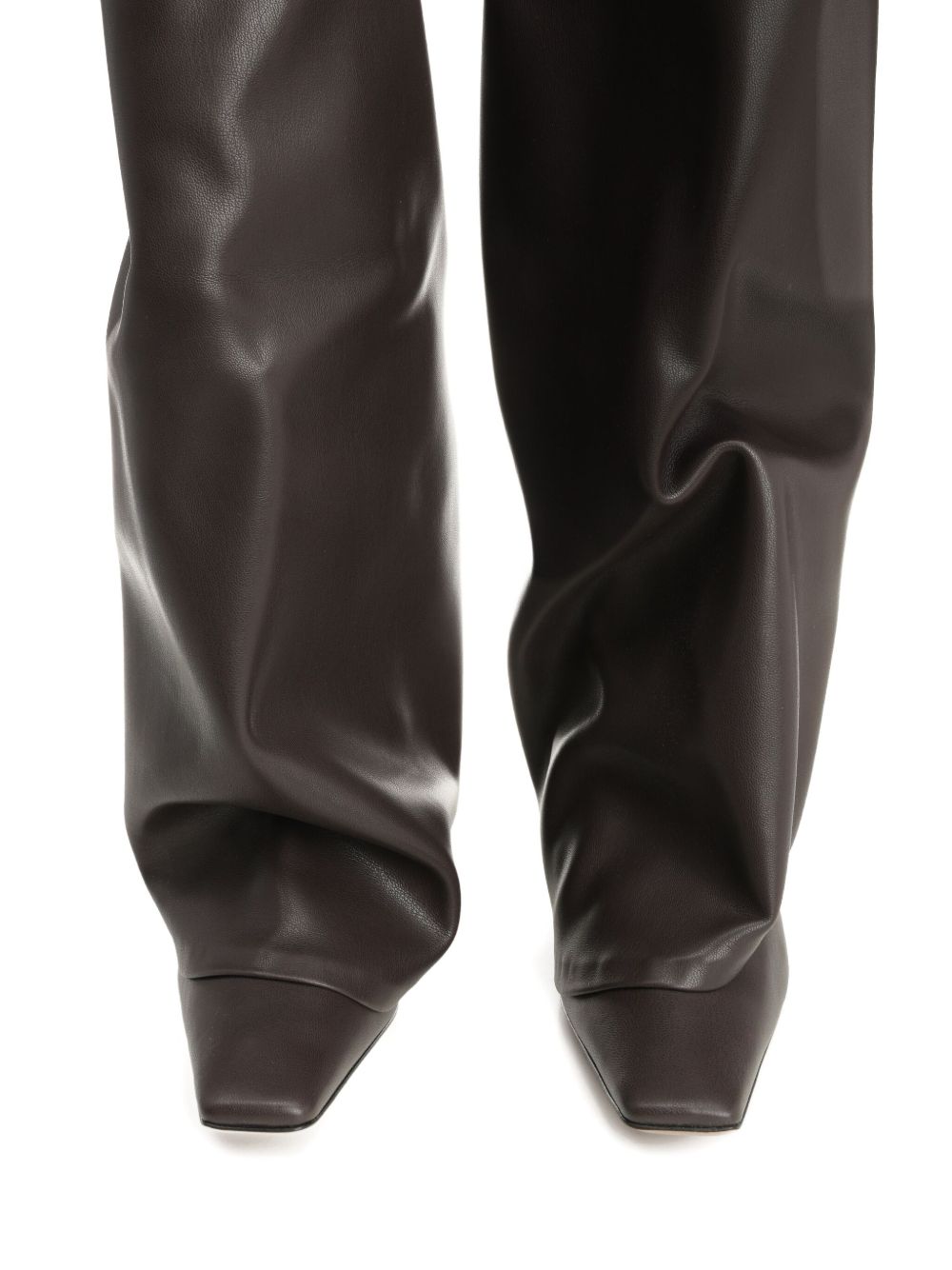 Stivali sopra il ginocchio 95mm in marrone The attico - donna 
