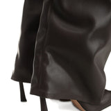 Stivali sopra il ginocchio 95mm in marrone The attico - donna 