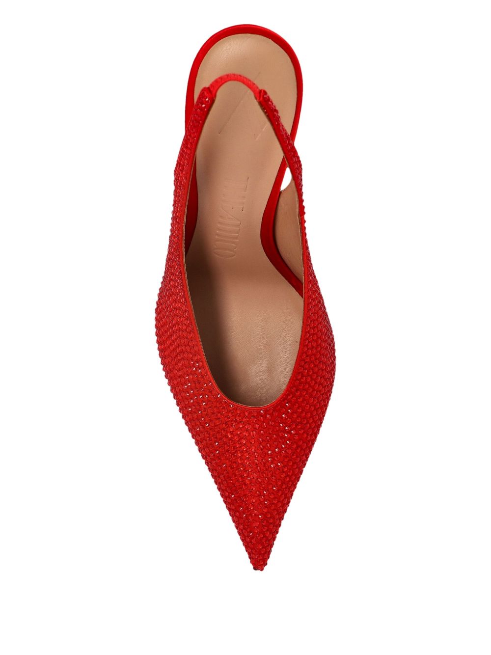 Decollete Viper con cinturino posteriore in rosso 