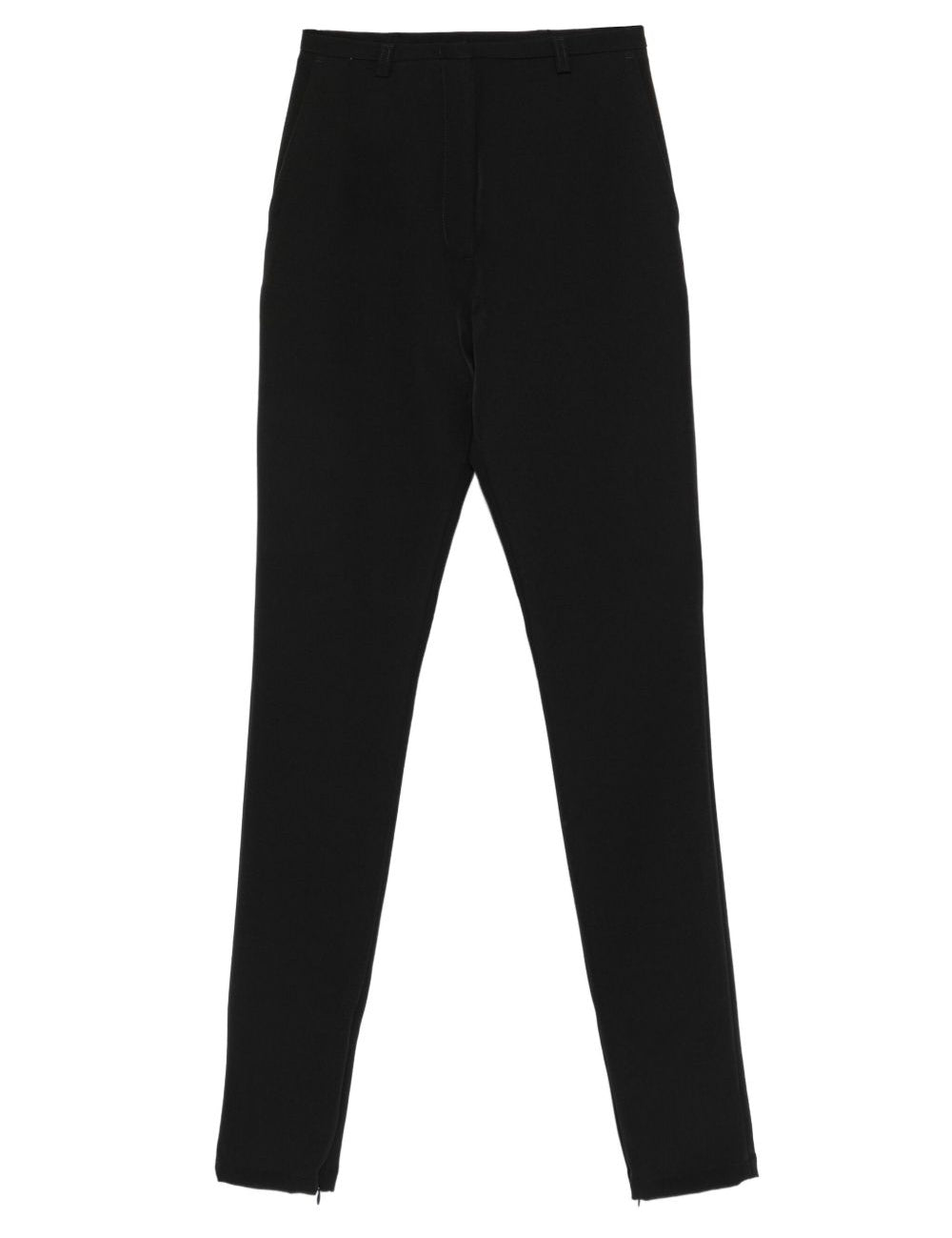 Pantaloni a gamba dritta con spacchi  in nero The latest - donna 