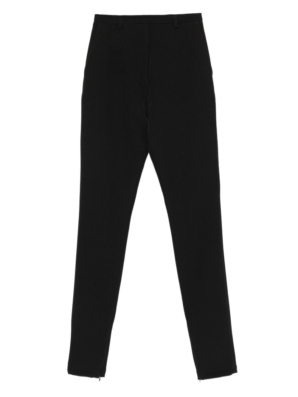 Pantaloni a gamba dritta con spacchi  in nero The latest - donna 