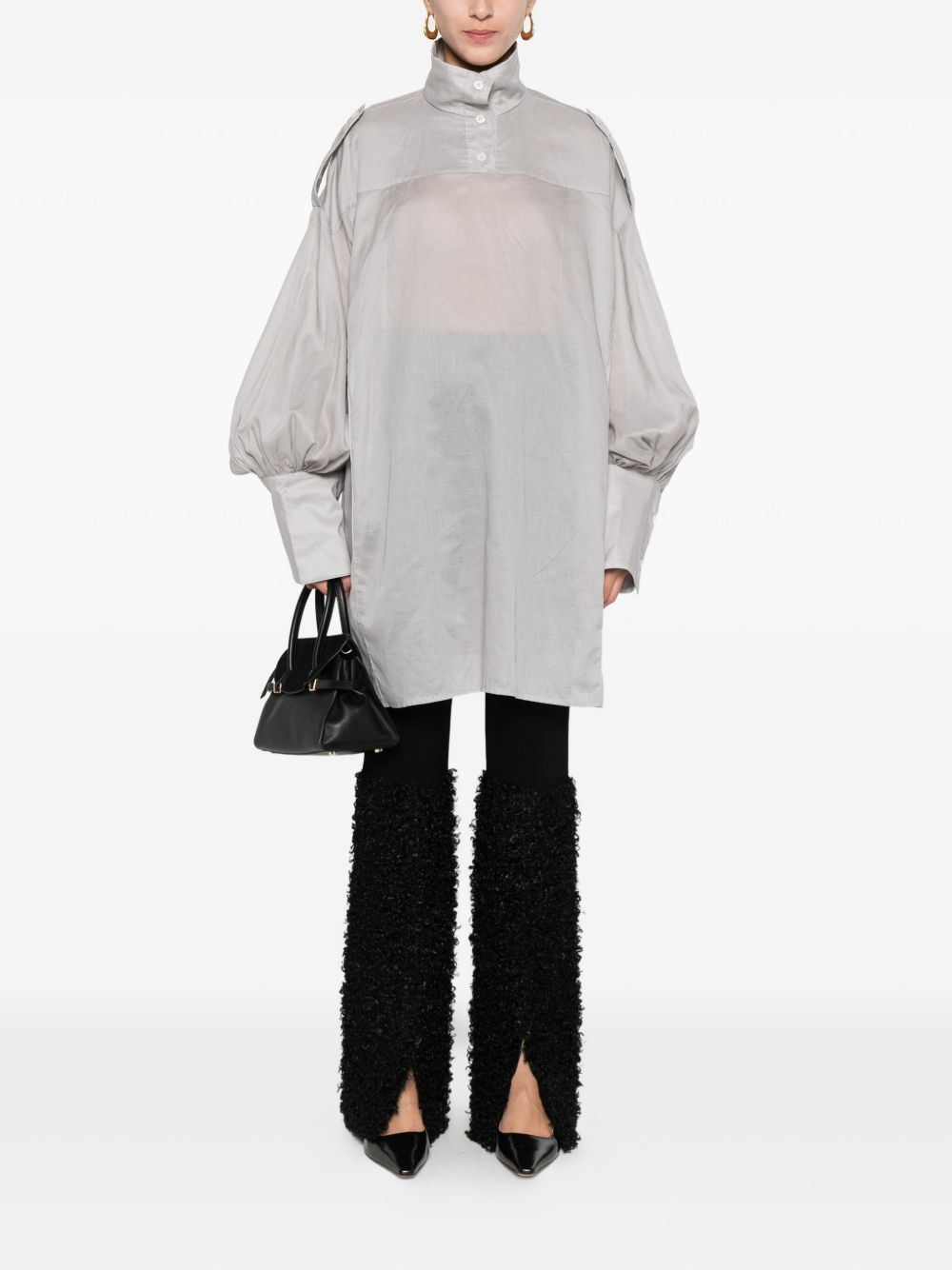 Blusa ciara oversize in grigio The latest - donna 