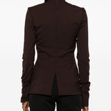Top a collo alto clio in marrone The latest - donna 