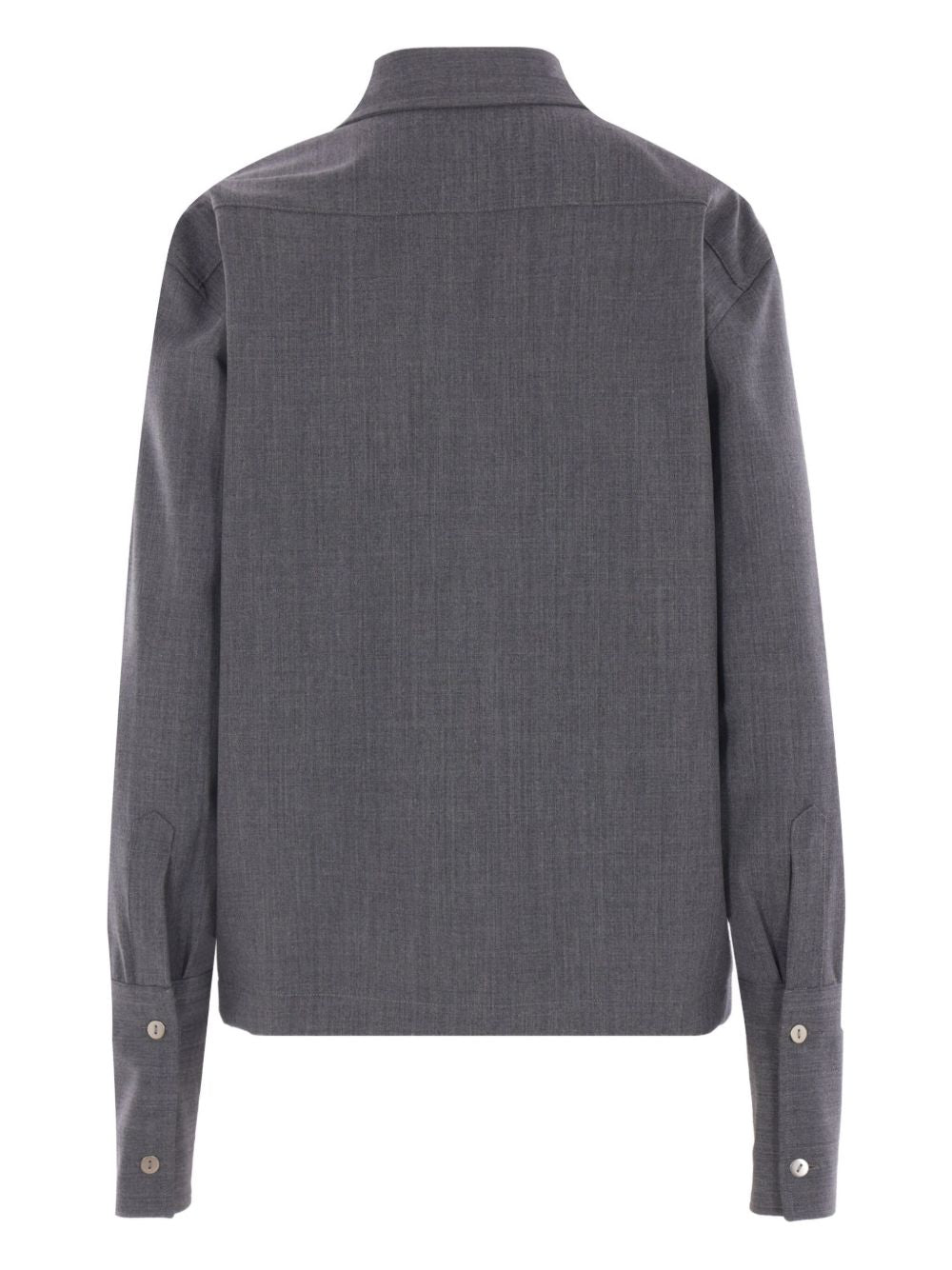 Camicia con colletto button-down in grigio The latest - donna 