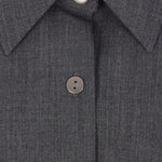 Camicia con colletto button-down in grigio The latest - donna 