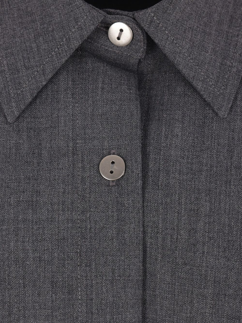 Camicia con colletto button-down in grigio The latest - donna 