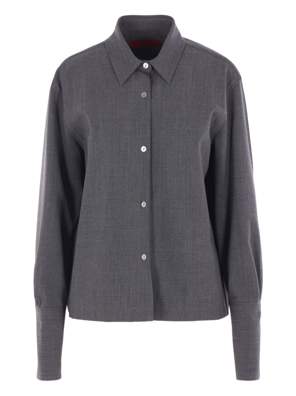 Camicia con colletto button-down in grigio The latest - donna 
