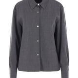 Camicia con colletto button-down in grigio The latest - donna 