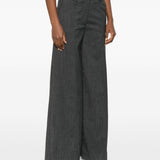 Pantaloni a gamba ampia in grigio The latest - donna 
