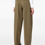 Pantaloni con pinces in marrone THELATEST - donna 