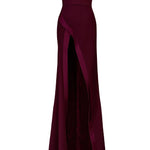 Abito senza spalline nefertiti in bordeaux The new arrivals ilkyaz ozel - donna 
