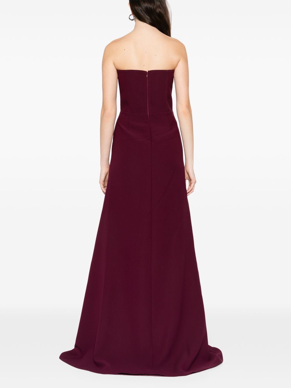 Abito senza spalline nefertiti in bordeaux The new arrivals ilkyaz ozel - donna 