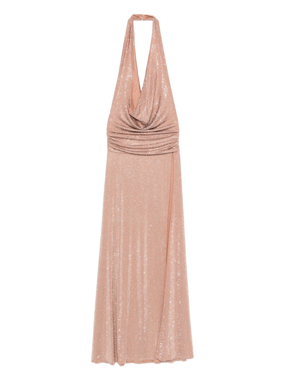 Abito da sera con cristalli in rosa The new arrivals ilkyaz ozel - donna 