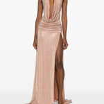 Abito da sera con cristalli in rosa The new arrivals ilkyaz ozel - donna 