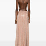 Abito da sera con cristalli in rosa The new arrivals ilkyaz ozel - donna 