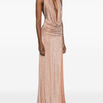 Abito da sera con cristalli in rosa The new arrivals ilkyaz ozel - donna 