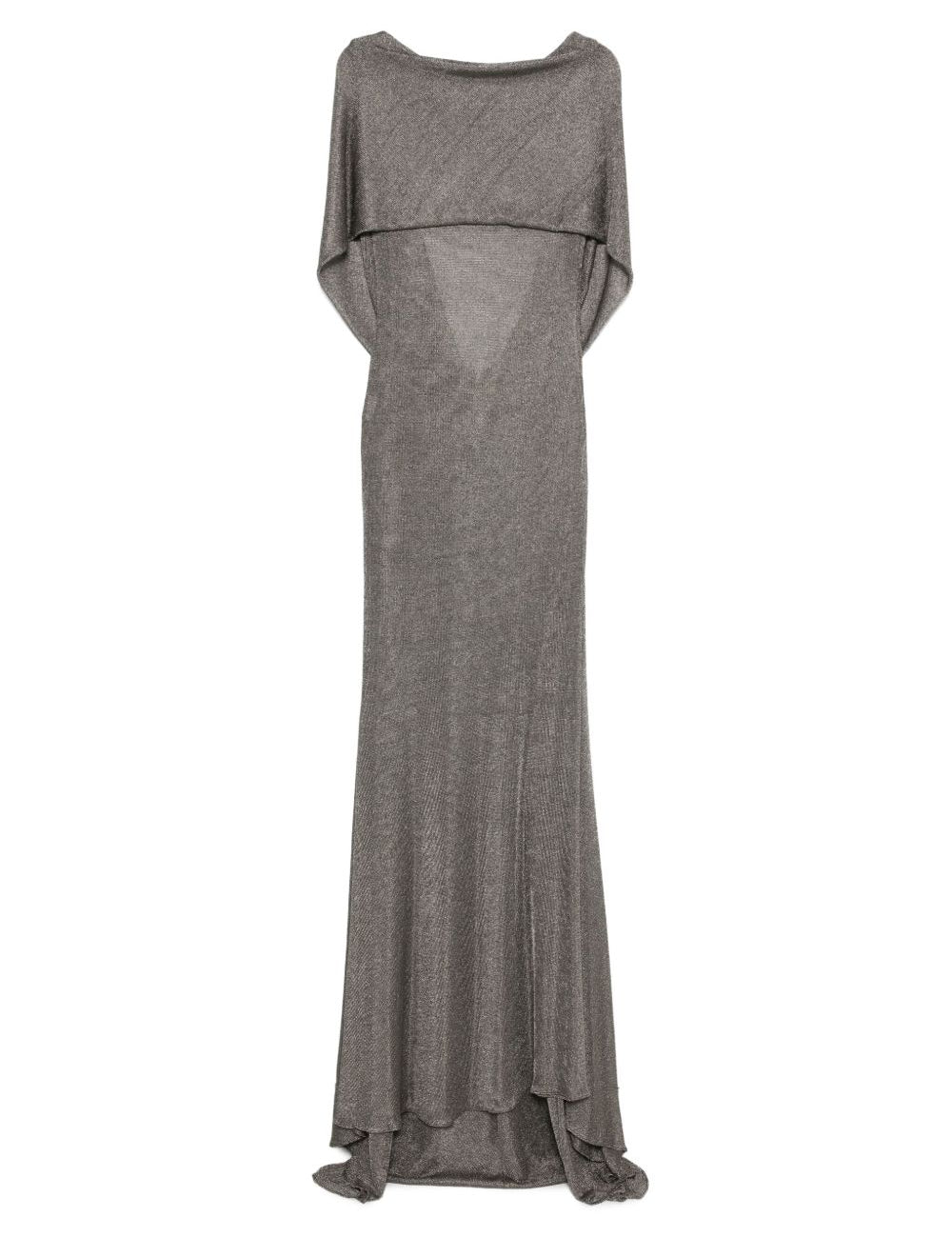 Abito lungo Jeanne con scollo posteriore in grigio The new arrivals ilkyaz ozel - donna 