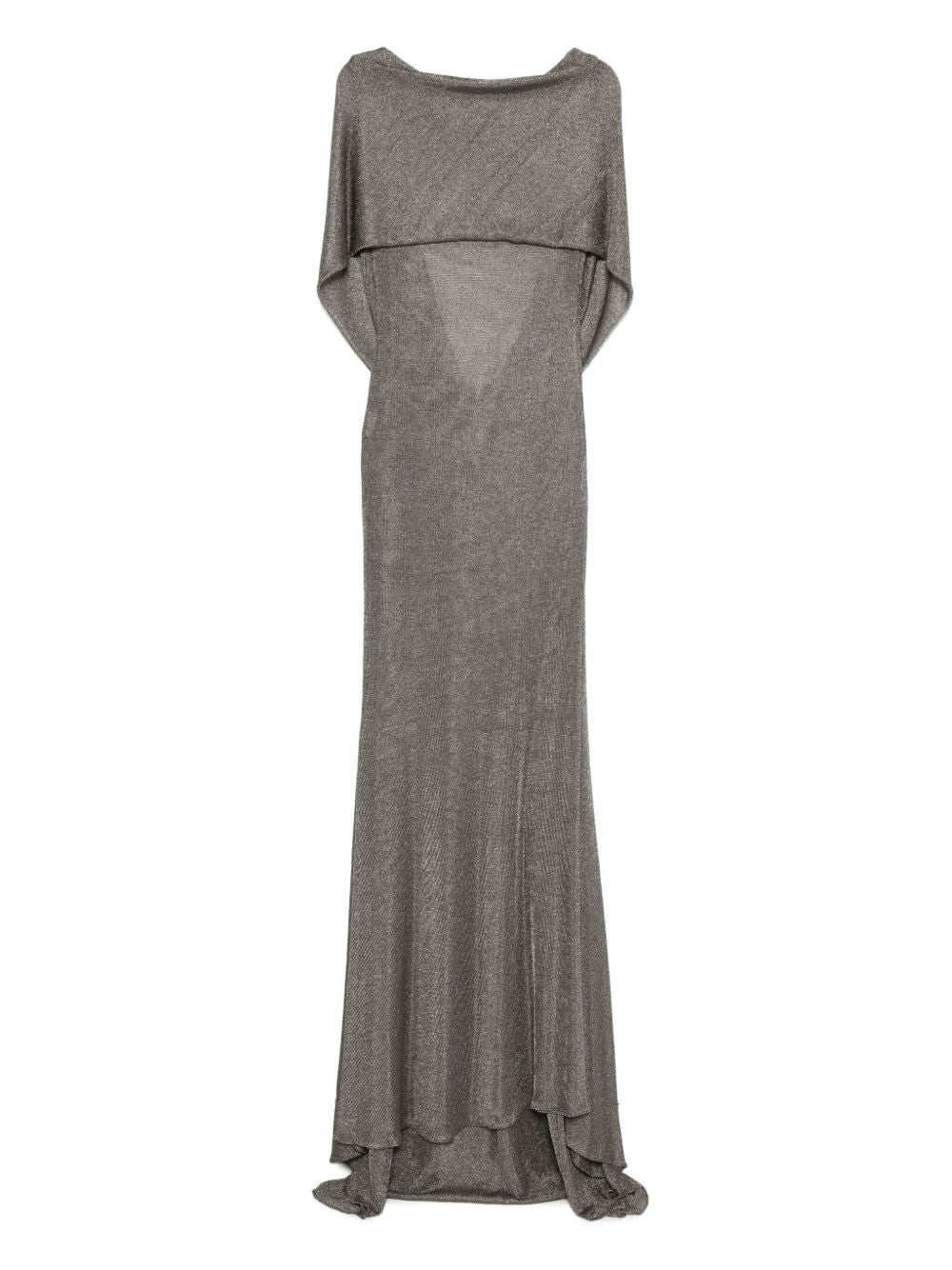 Abito lungo Jeanne con scollo posteriore in grigio The new arrivals ilkyaz ozel - donna 