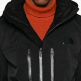 Giacca con cappuccio e zip da neve in nero The north face - uomo 