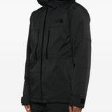 Giacca con cappuccio e zip da neve in nero The north face - uomo 