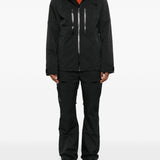 Giacca con cappuccio e zip da neve in nero The north face - uomo 